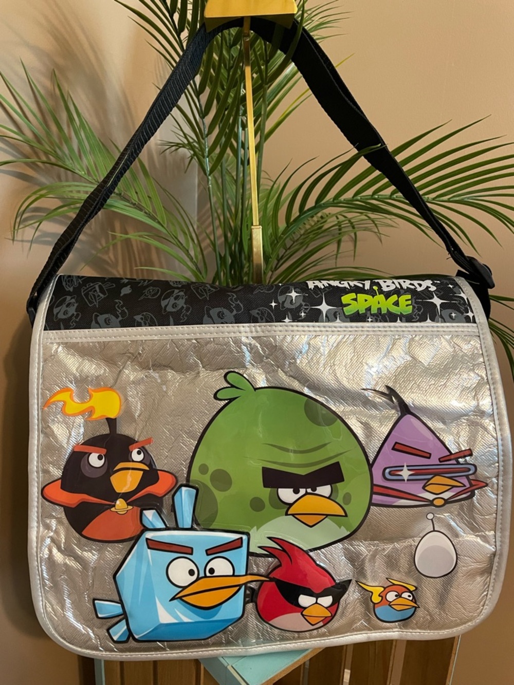 Angry Birds Space Silver Character Messenger Bag